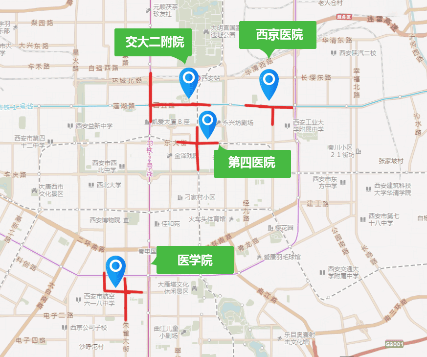 西安交通擁堵路段_出行提示_西安交警交通預警