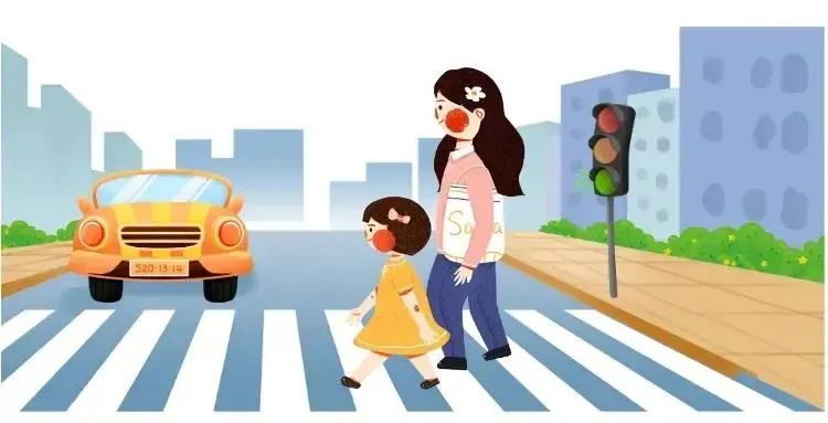 兒童步行騎行乘車(chē)安全_交通安全教育_出行提示