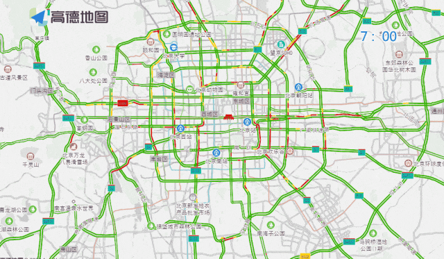 工作日早晚高峰交通壓力_早高峰城區主要道路車(chē)流量_出行提示