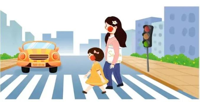 出行提示_兒童步行騎行乘車(chē)安全_交通安全教育